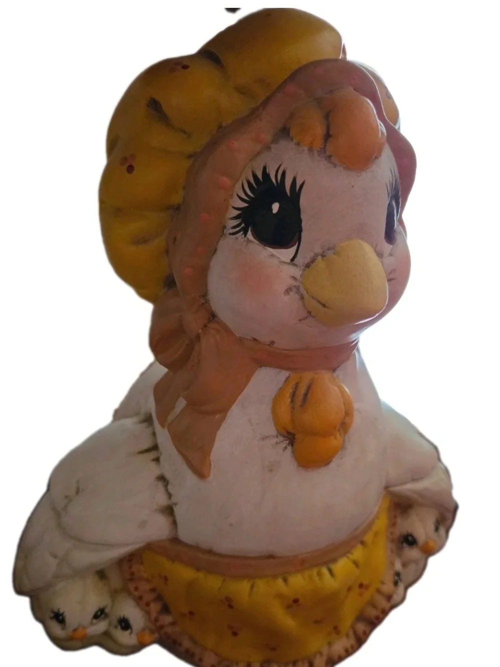 Vintage Mother Hen Chicken And Chicks Cookie Jar Cottage Core Grandma